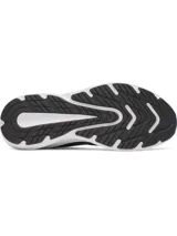 Championes de running Under Armour UA Turbulence 3, color negro con suela blanca y detalles del logo en el talón.
