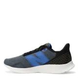 Championes New Balance 430 V3, color gris con detalles en negro, azul y amarillo.