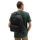 Mochila Vans Old Skool H2O color negro con logo de la marca en la parte superior.