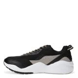 Championes Topper Circus de hombre, color negro con detalles en gris y blanco, con cordones y suela blanca.