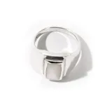 Anillo de plata 925 con nácar.