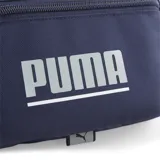 Riñonera azul marino con logo Puma estampado en blanco.