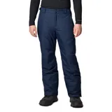 Pantalón de esquí y deportes de nieve color azul marino, confeccionado con tecnología impermeable y transpirable Omni-Tech y forro termorreflectante Omni-Heat. Cuenta con cintura ajustable, bolsillos con cierre, polainas internas y refuerzos en la parte inferior de las piernas.