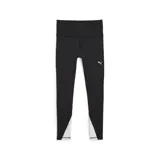 Calza deportiva Puma Train All Day, color negro con detalles en blanco en la parte inferior de las piernas y logo de la marca en la cadera.