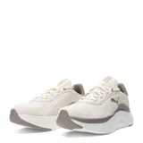 Championes Puma Softride Mayve 2 de mujer, en color beige y gris, con capellada de tejido y suela chunky amortiguada.