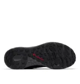 Calzado de senderismo impermeable Columbia modelo Konos Trs Outdry para hombre, en color gris oscuro con detalles en rojo. Cuenta con empeine de malla técnica y suela con tecnología Omni-Max.
