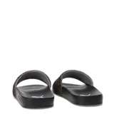 Sandalias tipo ojota Puma Leadcat 2.0 con banda superior acolchada en estampado animal print y detalle de logo Puma en color dorado.