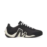 Zapatillas de perfil bajo con diseño retro, confeccionadas en una combinación de gamuza y malla transpirable. Presentan un diseño lateral distintivo con textura de puntos y suela de goma con refuerzo en el talón.