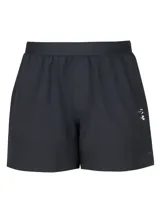 Short deportivo negro de Under Armour, modelo Halo Train, con calza interior gris.
