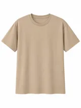 Remera de manga corta y cuello redondo, de diseño básico y corte regular.