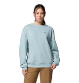 Buzo de cuello redondo con corte oversize, confeccionado en una suave mezcla de algodón. Presenta puños y dobladillo acanalados, con el logo de la marca bordado en el pecho.
