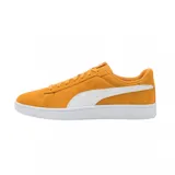 Championes urbanos Puma modelo Smash 3.0, color negro con la icónica franja lateral en blanco y suela de goma blanca.