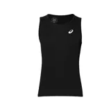 Musculosa Asics de hombre color negro con logo blanco en el pecho.