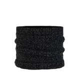 Cuello térmico de tejido polar texturizado en color negro, diseñado para brindar protección contra el frío.