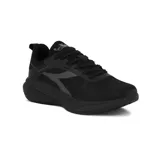 Championes Diadora Nerja de running para hombre, color negro. Capellada de mesh, suela de goma y ajuste con cordones.
