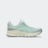 Championes de running Asics modelo Gel Kayano 32, color verde menta con detalles en verde neón y entresuela en tono crema. Diseñados con tecnología 4D GUIDANCE SYSTEM para estabilidad adaptativa y espuma FF BLAST PLUS para mayor amortiguación.