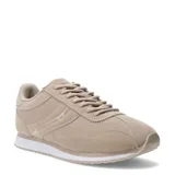 Championes Miss Carol modelo Classy Acordonado, color beige con entresuela blanca y suela dentada. Confeccionados en material sintético con detalles de costuras pespunteadas y cordones tono sobre tono.