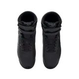 Zapatillas Reebok Freestyle Hi de caña alta, color negro, con cierre de cordones y doble tira de velcro en el tobillo.