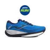 Championes deportivos Joma Running Titanium 2505, color azul con detalles en blanco y negro. Fabricados con textil personalizado con acabado en Jacquard y sintético soldado con el sistema JOMA SPORTECH.