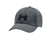 Gorra Under Armour negra con logo blanco bordado en el frente.