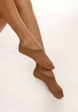 Pack de dos pares de medias invisibles color piel, de 40 deniers.