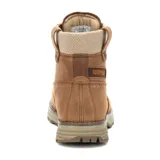 Bota de cuero color marrón, con cordones y suela de goma. Cuenta con tecnología Waterproof.