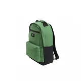 Mochila Vans Startle color verde con detalles en negro. Cuenta con un compartimento principal con cierre, un bolsillo frontal con cierre y un bolsillo lateral.