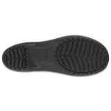 Botas de lluvia Crocs Freesail Chelsea negras, de caña baja y corte chelsea con paneles laterales elásticos.