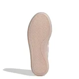 Championes urbanos Adidas modelo Bareeda Decode, color rosado monocromático. Presentan una combinación de texturas en cuero y gamuza, con las icónicas tres bandas laterales y una suela de plataforma translúcida.