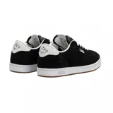 Championes Etnies Scam negros con detalles en blanco, de corte bajo y suela de goma.