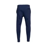 Pantalón de jogging Nike Sportswear Club Fleece, color azul marino, con cintura elástica, puños acanalados en los tobillos y logo de la marca bordado en blanco en la pierna izquierda.