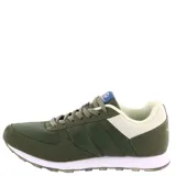 Championes Topper T 350 Mesh color verde oliva con detalles en blanco y gris.