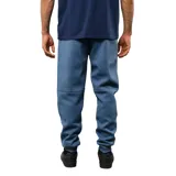 Pantalon de jogging Umbro modelo Downtown, color azul, con cintura elástica, puños en los tobillos y logo de la marca estampado en la parte superior.