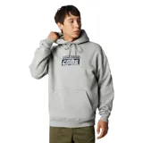 Canguro gris con capucha ajustable, bolsillo delantero tipo canguro y logo Converse Cons estampado en el pecho.