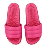 Sandalias Modare color rosa chicle, con plantilla texturizada y tira ancha acolchada.
