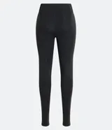 Pantalón tipo legging de corte ajustado, con detalle de elásticos laterales en la cintura.