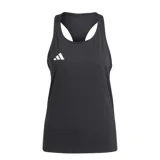 Musculosa deportiva Adidas de mujer, con diseño de espalda de nadador y tecnología Aeroready para mayor transpirabilidad. Presenta un corte clásico y el logo de la marca en el pecho.