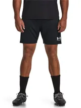 Short deportivo Under Armour de tejido de punto suave y ligero, color negro, con cintura elástica con cordón y logo de la marca en el lateral.