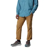 Pantalón cargo Columbia modelo Silver Ridge Utility color marrón tostado, con múltiples bolsillos y tecnología Omni-Shade y Omni-Wick.