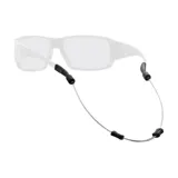 Sujeta lentes Chums Tideline Adjustable, con cable de acero inoxidable recubierto de silicona y terminales ajustables de goma.