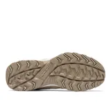 Championes de trekking Columbia modelo Crestwood, color beige con detalles en blanco. Confeccionados en una combinación de cuero y malla, cuentan con tecnología impermeable Omni-Tech, entresuela TechLite para amortiguación y suela Omni-Grip para tracción en diversos terrenos.