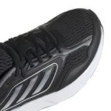 Championes Adidas Galaxy Star, color negro con detalles en gris y blanco, ideales para running.