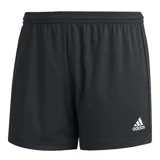 Short deportivo Adidas modelo Entrada 22, color negro, con cintura elástica y logo de la marca estampado en contraste en la parte inferior.