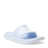 Chanclas Puma Divecat V2 Lite celestes con logo Puma en blanco.