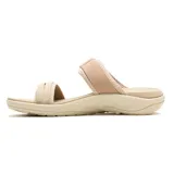 Sandalia de diseño ergonómico en color beige, con tiras de malla y cincha ajustables mediante hebilla, plantilla de espuma EVA y suela ligera de alta tracción.