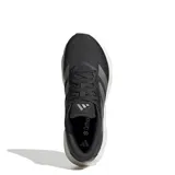 Championes Adidas Galaxy 8 W para mujer, color negro con entresuela blanca y detalles en gris. Cuentan con capellada de malla transpirable, las clásicas tres tiras en los laterales y tecnología Cloudfoam en la suela para mayor amortiguación.