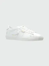 Championes Golden Goose modelo Match Star, color blanco con detalles en dorado.