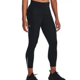 Calza deportiva Under Armour Fly Fast 3.0 negra, de corte capri, con cintura alta y bolsillo lateral.
