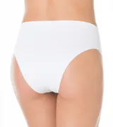 Bombacha tiro alto color beige.