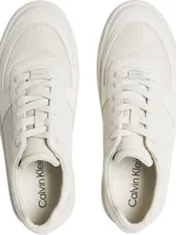 Zapatillas urbanas Calvin Klein color blanco con estampado texturizado de monograma integral.